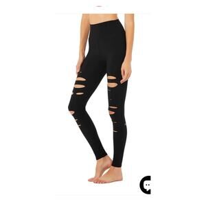Alo Black Warrior Legging
